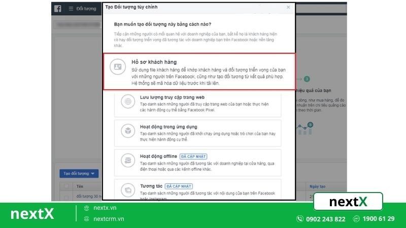 quảng cáo remarketing facebook