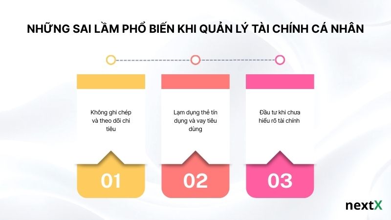 Những sai lầm phổ biến khi quản lý tài chính cá nhân