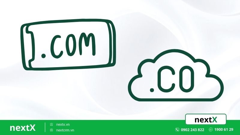 Sự khác biệt cốt lõi giữa .COM và .CO