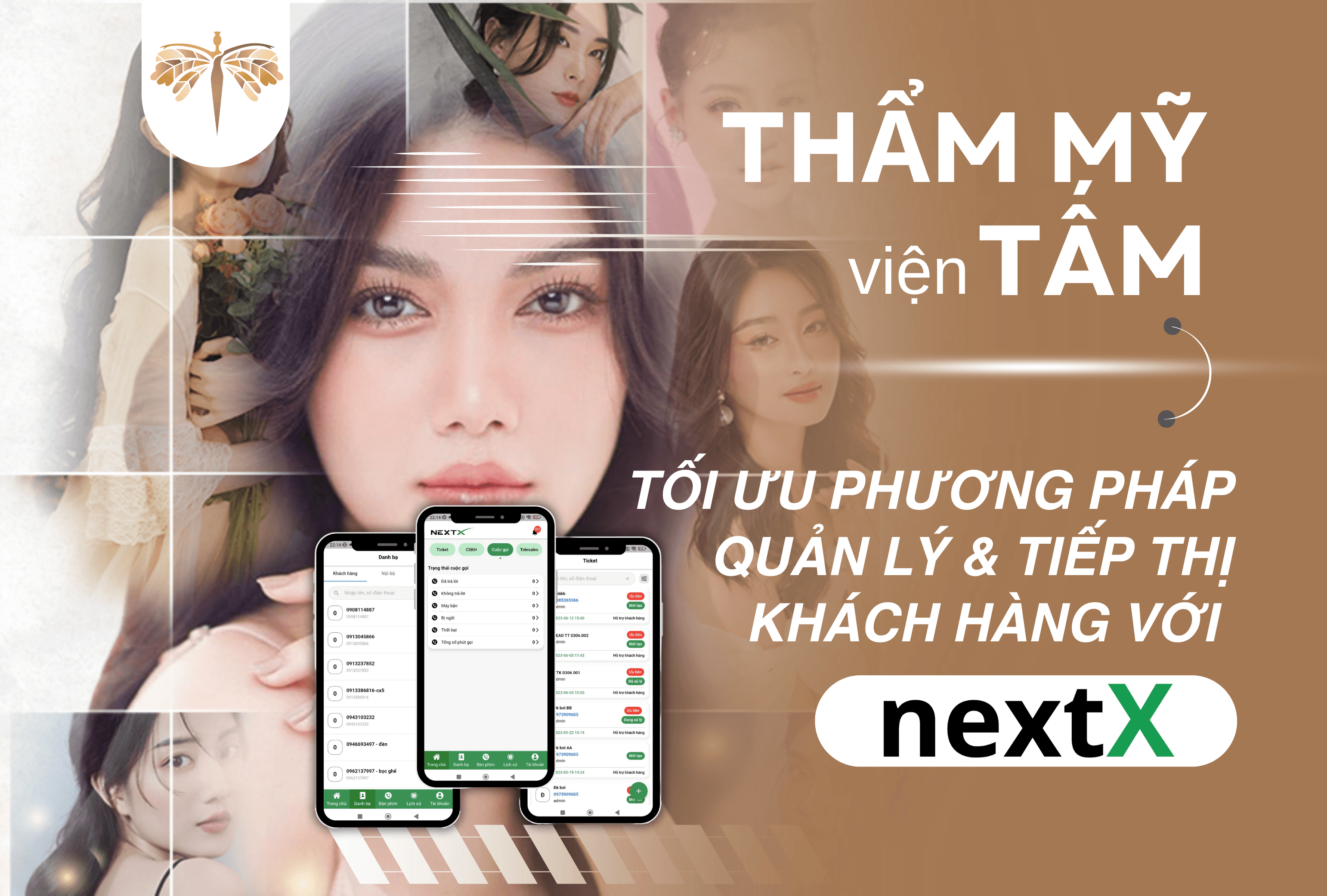Phần mềm quản lý NextX – giải pháp hữu hiệu tại Thẩm mỹ viện Tấm