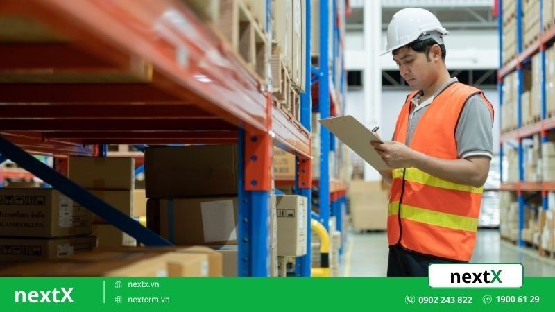 theo dõi và cập nhật số liệu hàng tồn kho