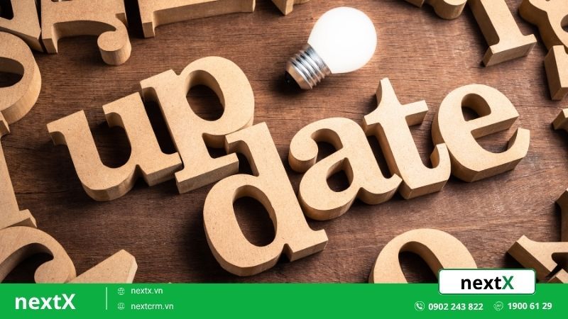 thiếu sự đổi mới cập nhật