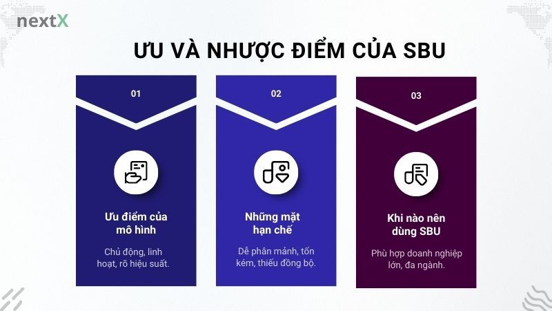 Ưu và nhược điểm của SBU
