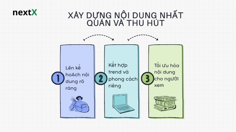 Xây dựng nội dung nhất quán và thu hút 