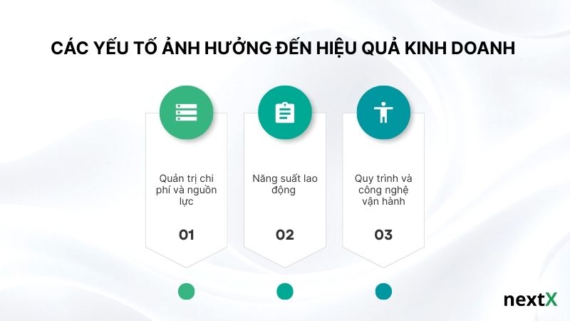 Các yếu tố ảnh hưởng đến hiệu quả kinh doanh